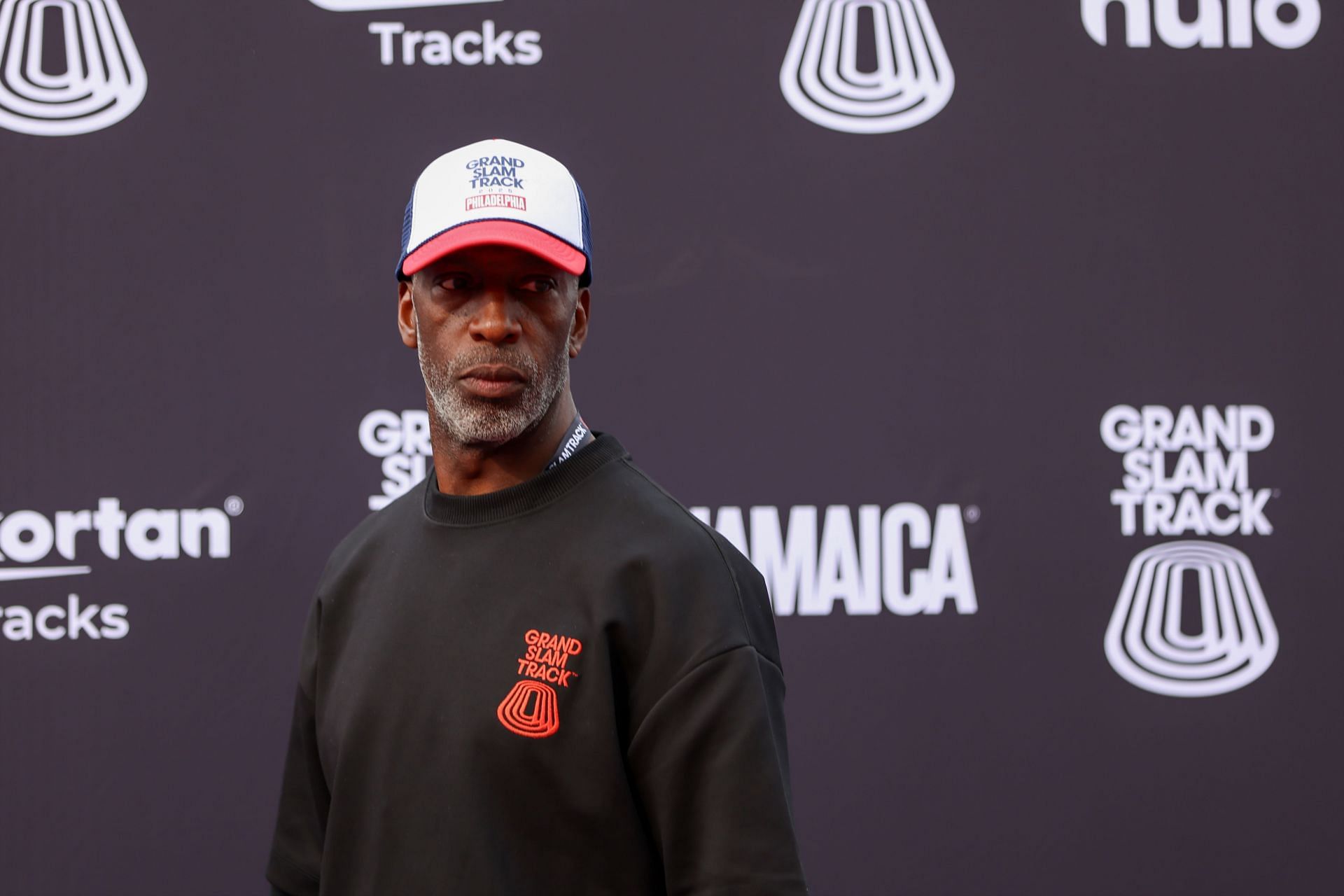 Michael Johnson at the Grand Slam Track - Philadelphia - Source: Getty